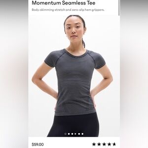 Athleta Momentum Seamless Tee